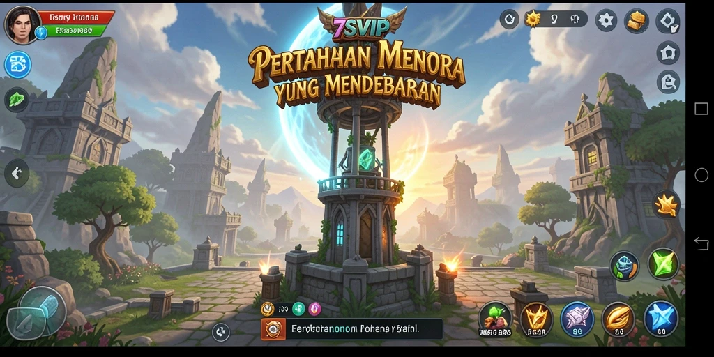 Gameplay seru di 7SVIP dengan strategi menara yang kompleks.