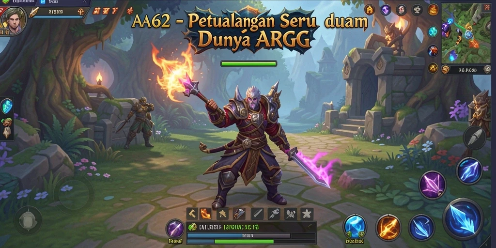 Gameplay seru dalam AA62 yang penuh aksi ARPG.