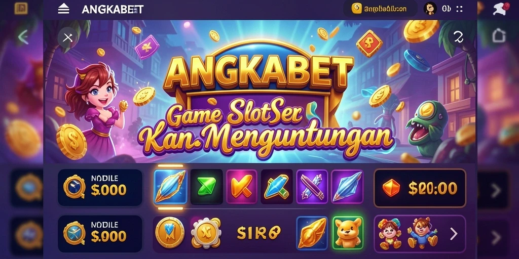 Tampilan screenshot utama ANGKABET yang menunjukkan gameplay slot yang menarik.