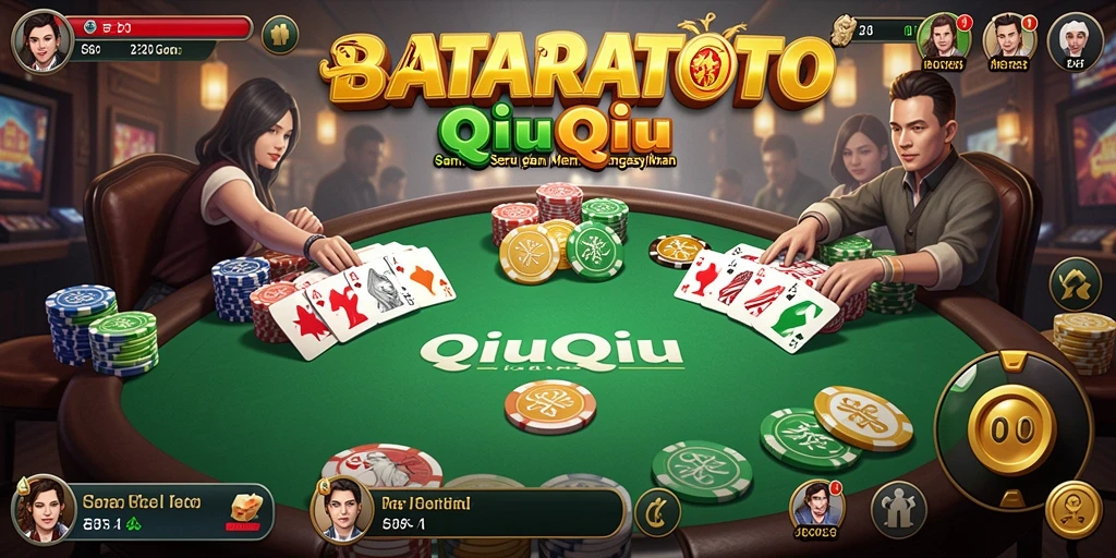 Screenshot gameplay seru dari BATARATOTO QiuQiu.