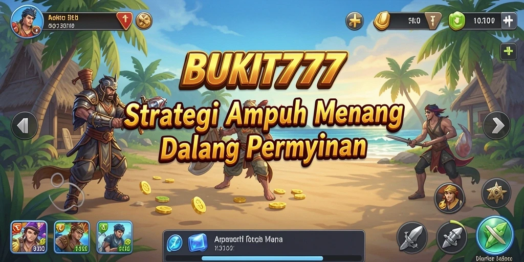 Tampilan gameplay BUKIT777 yang mendebarkan dan penuh strategi.