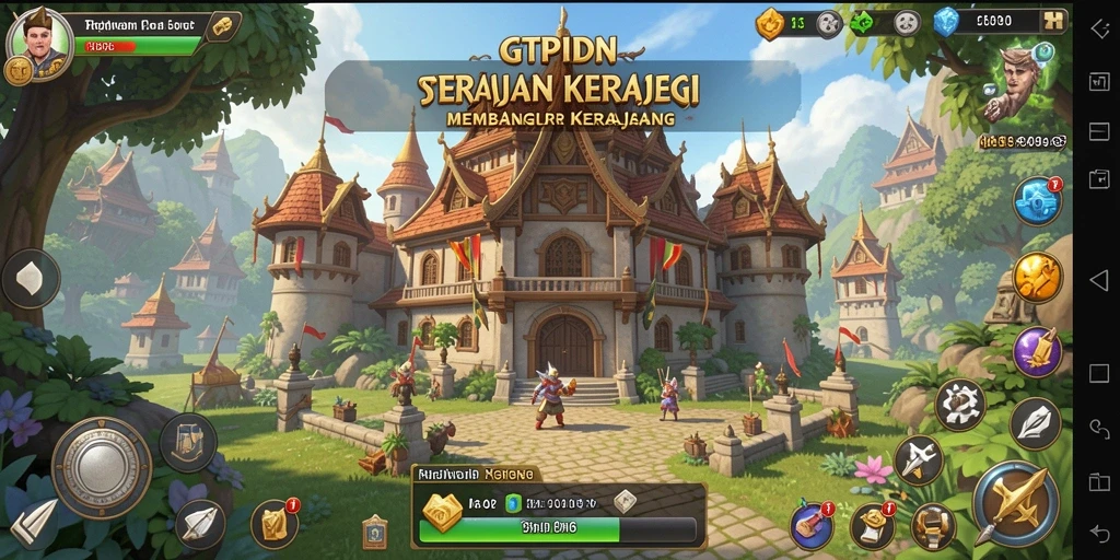Tampilan gameplay GTPIDN yang menarik dan strategis.