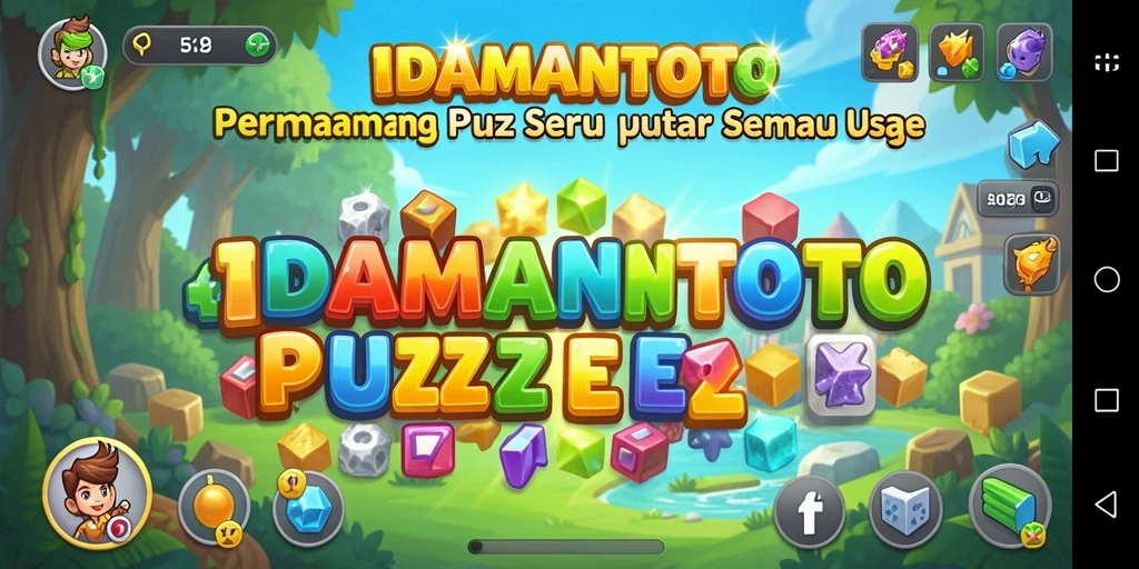 Tangkapan layar IDAMANTOTO menampilkan gameplay puzzle yang menegangkan.