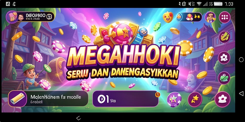 Tampilan menakjubkan dari gameplay MEGAHOKI dengan aksi seru.