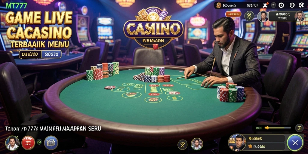 Gameplay Live Casino yang menegangkan dan interaktif di MT777.