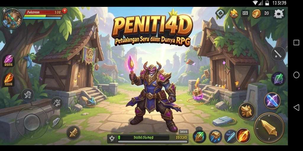 Tampilan menakjubkan dari gameplay RPG di PENITI4D.