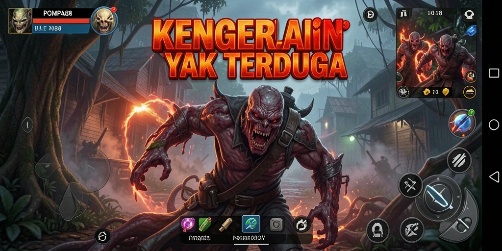 Gameplay seram POMPA88 yang penuh ketegangan.