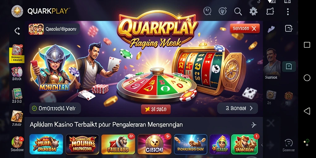 Tampilan gameplay Kasino yang menarik dan interaktif di QUARKPLAY.