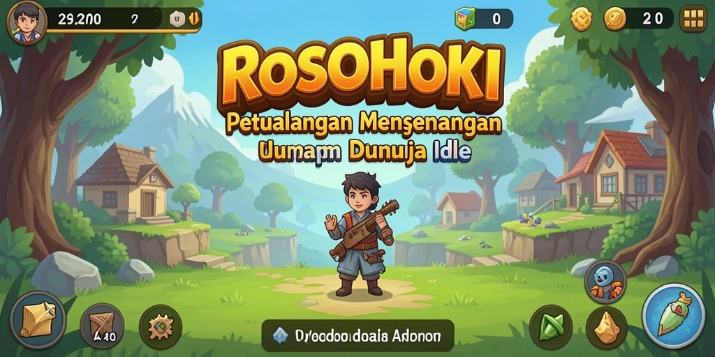 Gameplay <strong>ROSOHOKI</strong> yang menarik dalam suasana santai.