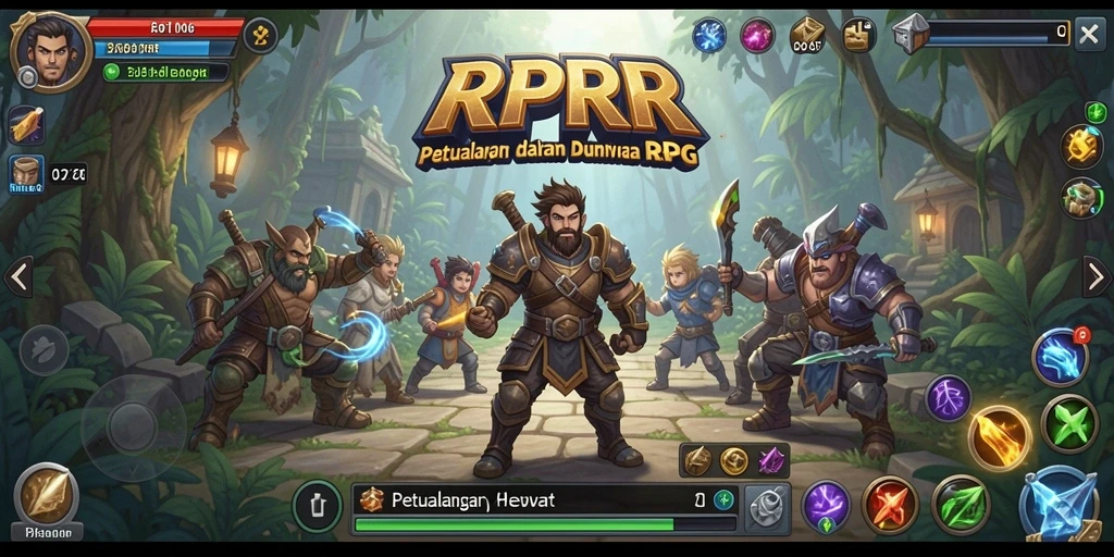 Gameplay RPG yang menakjubkan dengan grafis memukau.
