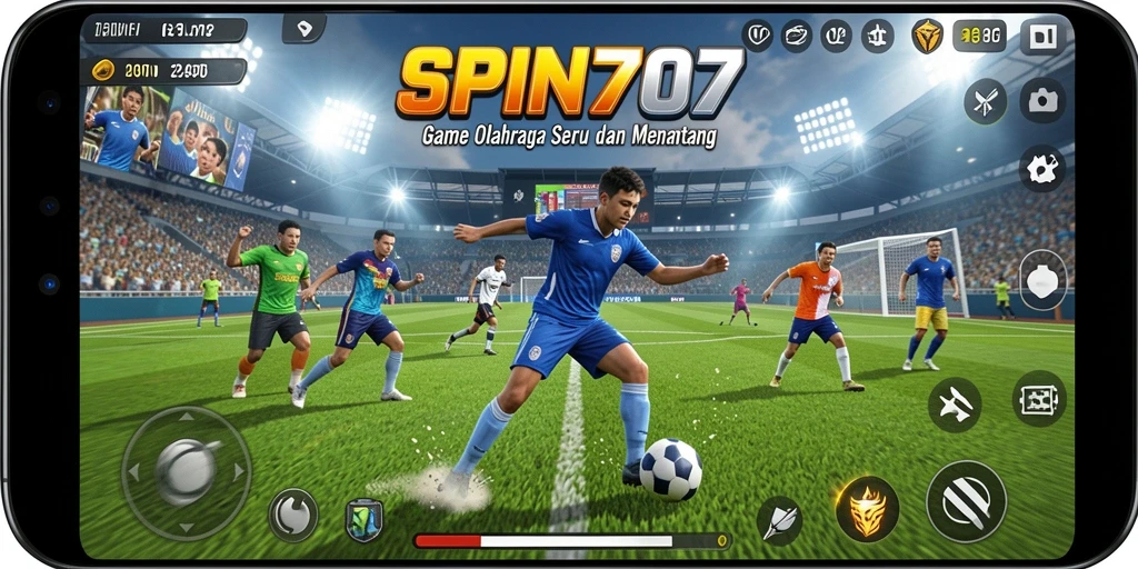 Tampilan gameplay SPIN707 yang dinamis dan penuh aksi.