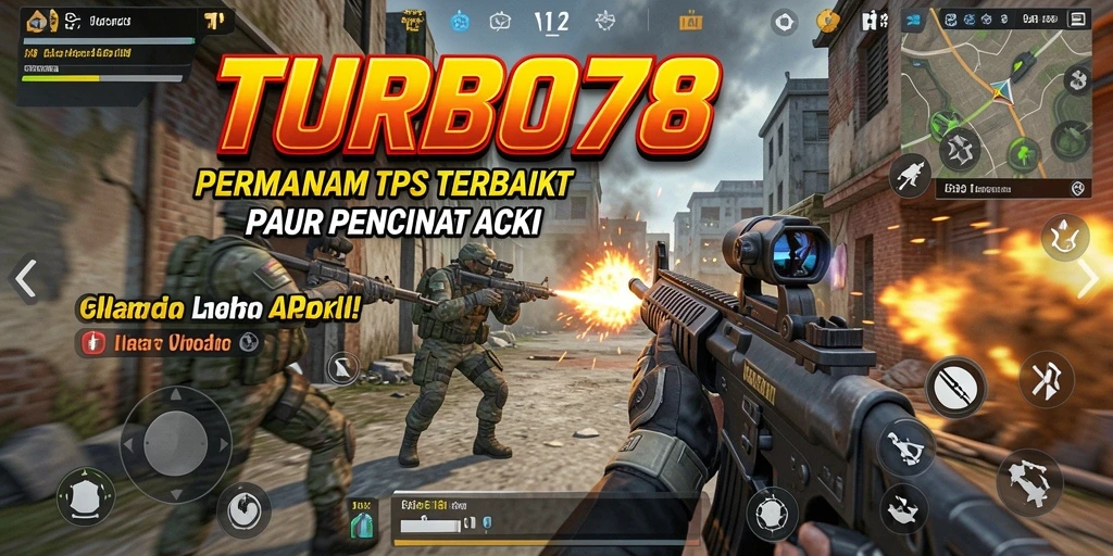 Tampilan gameplay mendebarkan dari TURBO78 dengan aksi seru.