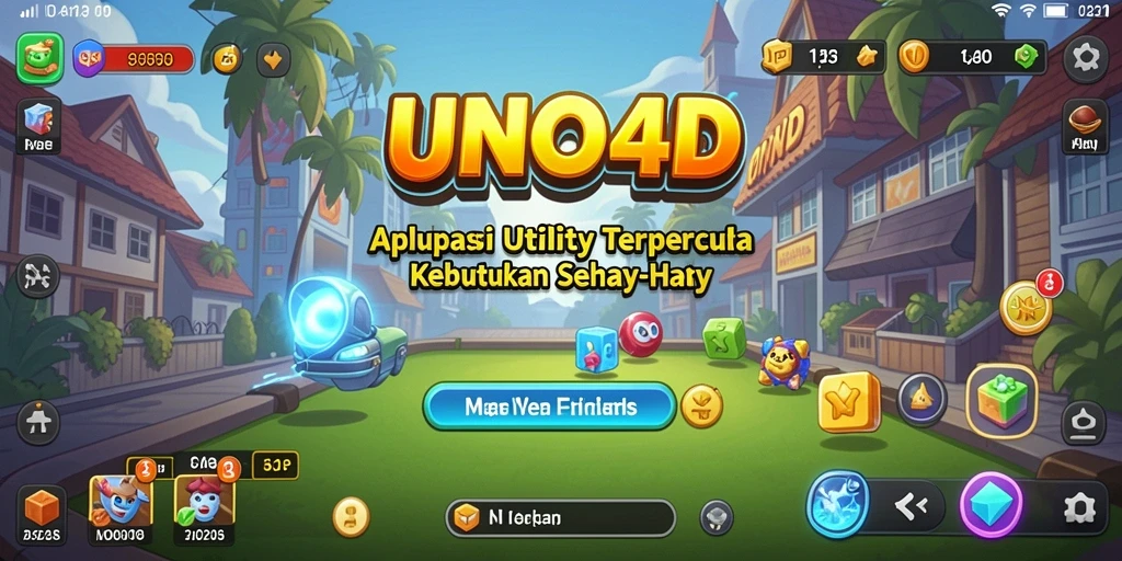 Tampilan antarmuka aplikasi UNO4D yang user-friendly dan fungsional.