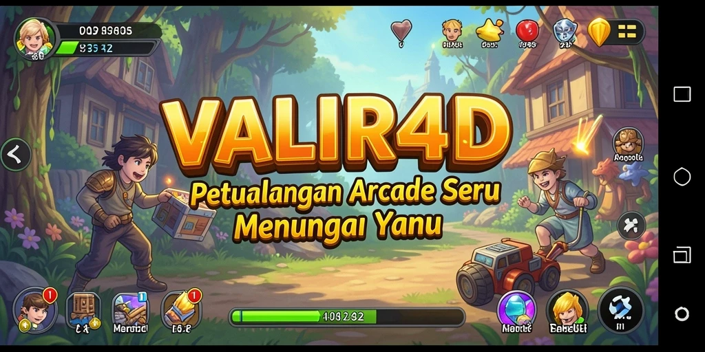 Tampilan gameplay VALIR4D yang dinamis dan penuh tantangan.